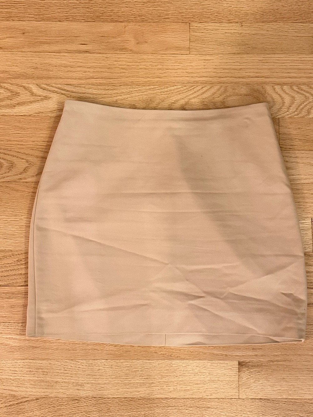 Express Beige Mini Skirt